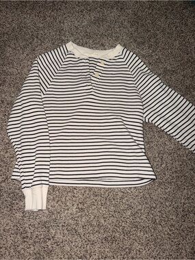 Women's Navy & White Striped Levi’s Sweater